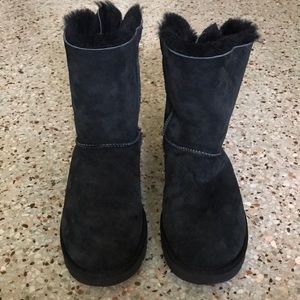 Ugg Bailey Bow Booties-Black